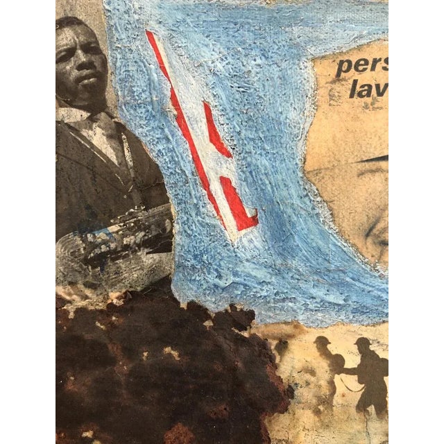 Monard, Ascension, 1966, Mixed Media on Canvas, Framed For Sale - Image 6 of 11