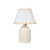 Blum Scalloped Squiggle Cotton Mache Table Lamp, Peach For Sale In Los Angeles - Image 6 of 6