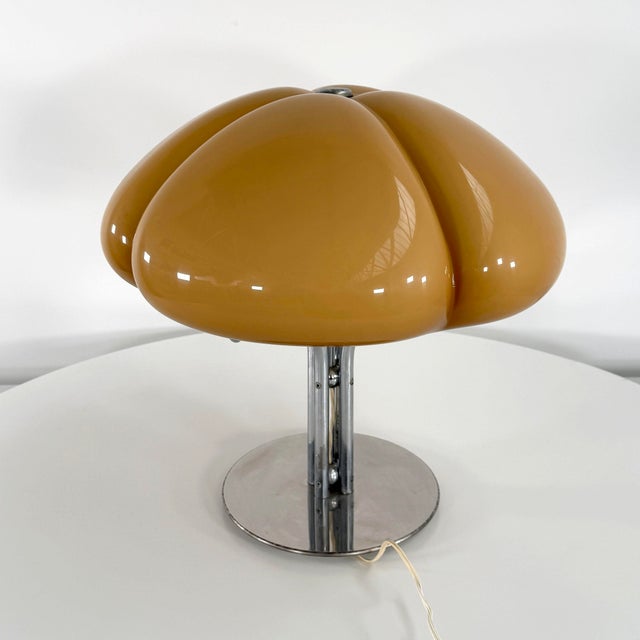 Quadrifoglio Table Lamp attributed to Unione Progetti for Harvey Guzzini, 1970s, in Good conditions. Designed 1960 to 1969...