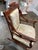 Art Nouveau Late 19th Century Mahogany Art Nouveau Rocking Chair With Floral Upholstery For Sale - Image 3 of 5