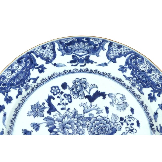 Chinese Export Porcelain Underglaze Blue Dish, Circa 1775 For Sale In Philadelphia - Image 6 of 7