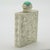 1970s Vintage Italian Silver 800 Chiseled Perfume Bottle with Turquoise Stone Cap, 1970s For Sale - Image 5 of 14