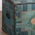 Original Hand Painted Blue Swedish Dome Top Pine Trunk Dated 1852 For Sale - Image 10 of 18