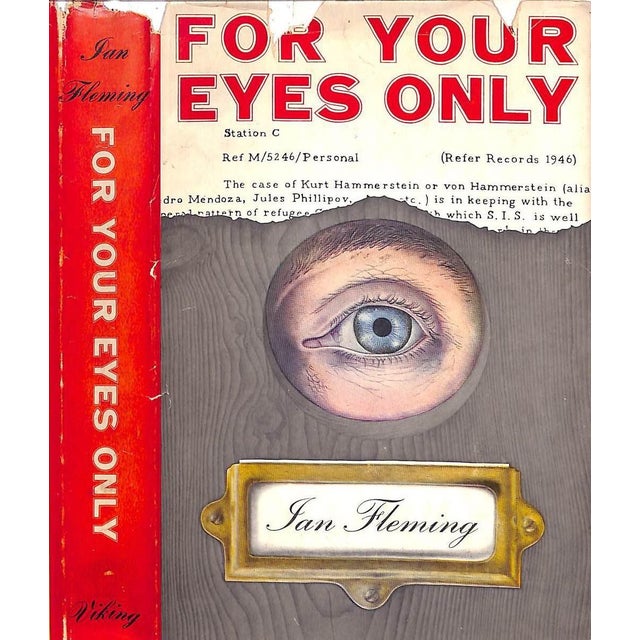 "For Your Eyes Only" Book 1960 Fleming, Ian For Sale