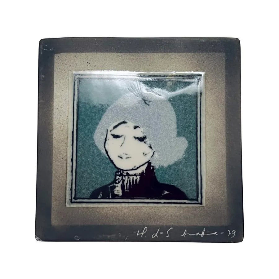 1979 Arabia Wall Tile Plate Signed by Helja Liukko-Sundström, Made