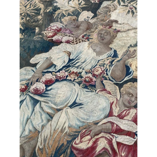 17th Century Flanders Tapestry with Mythological Scene For Sale - Image 10 of 18