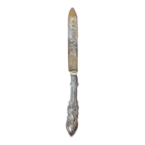 Vintage Silver-Plated Meat Carving Knife