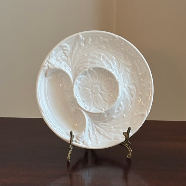 Offering a lovely artichoke serving dish by renowned French faience manufacturer Gien. Designed specifically for the...