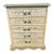 1990s Beautiful 5 Drawer Hand Painted Chest For Sale