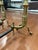 19th Century Antique American Brass and Cast Iron Fireplace Andirons W. Ball and Claw Feet For Sale - Image 11 of 12