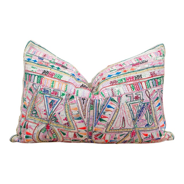 Yaasir Antique Tribal Grain Sack Pillow For Sale