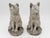 White Vintage Composite Stone Cat Garden Statue, French 1970s For Sale - Image 8 of 8