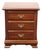 Cresent Furniture Solid Cherry Traditional Style 22" Three Drawer Nightstand For Sale