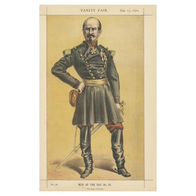 Vanity Fair after Ape, The Hope of France, 1870, Chromolithograph on Paper For Sale - Image 10 of 10