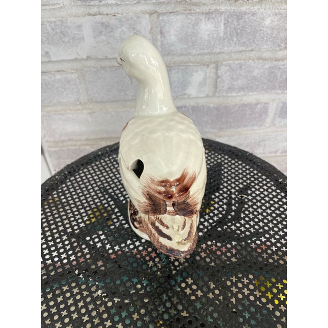 Small Vintage Italian Duck Tureen For Sale - Image 4 of 8