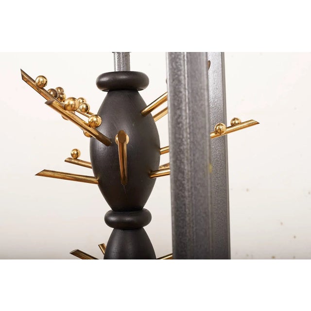 Light Tree in Black Painted Sheet Metal by Bořek Šípek for Vitra, 1988 For Sale - Image 3 of 9