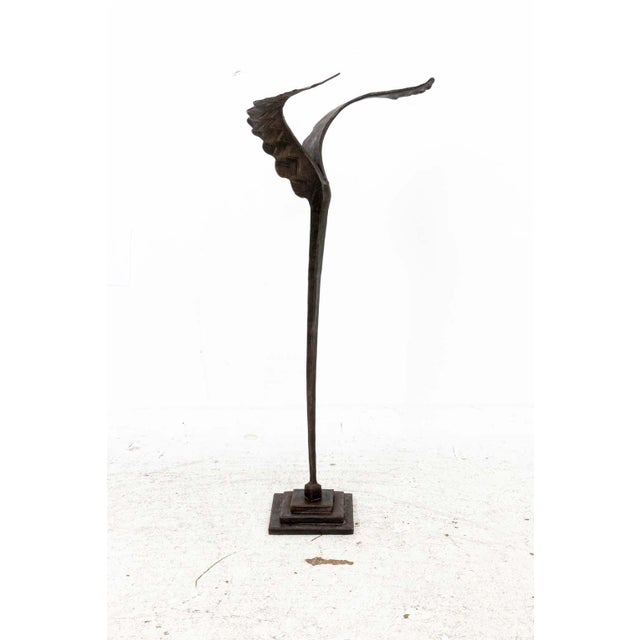 Modern Steel Sculpture by Lee Sauder For Sale - Image 3 of 9