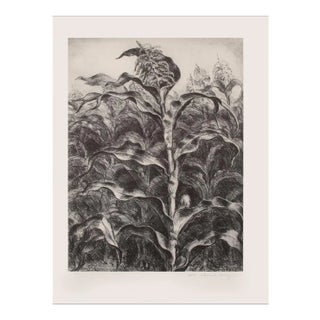 1939 After John S. Curry "Corn", First Edition Period Cottage Style Offset Lithograph For Sale