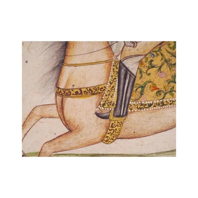 Antique 18Th C Indian Rajput Mughal Miniature Painting | Chairish