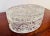 Transparent Early 20th Century Oval Lidded Cut Crystal Box For Sale - Image 8 of 8