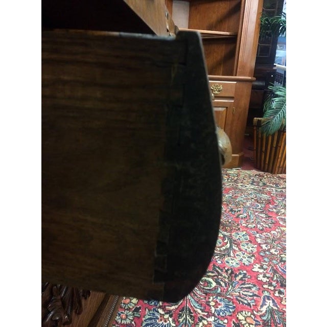 Antique Oak Buffet, Carved Victorian Buffet Bar For Sale - Image 14 of 16