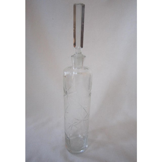 Mid-Century Modern Mid Century Star Burst Decanter For Sale - Image 3 of 4