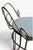 Wire Framed Hollywood Regency Style Vanity Stool Bench C. 1950/60's For Sale - Image 9 of 10