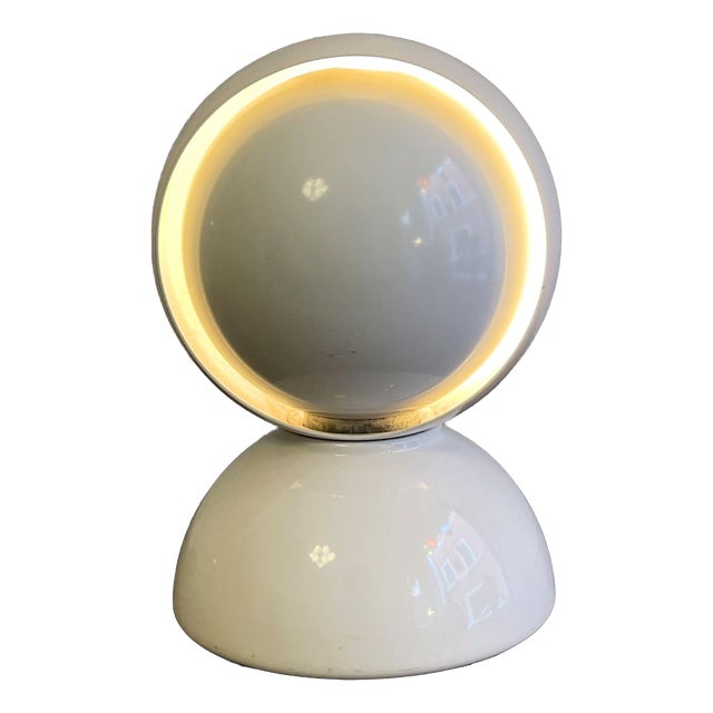 White Eclisse Lamp by Vico Magistretti for Artemide, 1965 For Sale