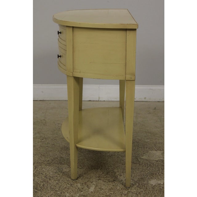 1990s Italian Classical Design Painted Finish Console Table For Sale - Image 5 of 13