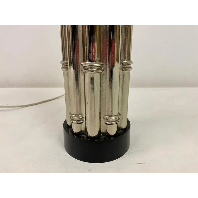Faux Bamboo Table Lamp, 1970s For Sale - Image 10 of 11