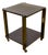 Minimalist Black Metal Serving Cart For Sale