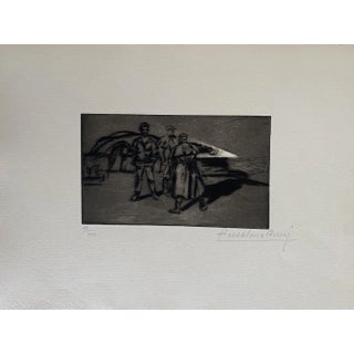 Anselmo Bucci, Military, Etching, 1917 For Sale