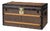 Antique Trunk in Damier Canvas from Louis Vuitton, France, 1900 For Sale
