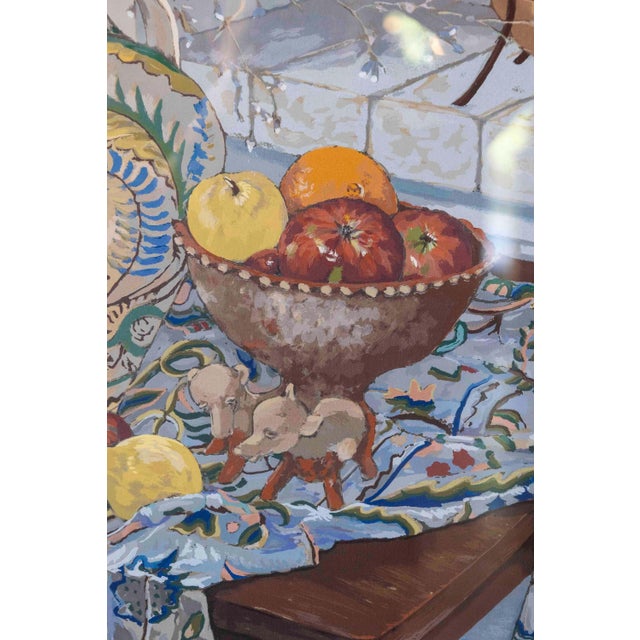 Late 20th Century John Powell Limited Edition Serigraph, French Still Life, Late 20th Century For Sale - Image 5 of 7