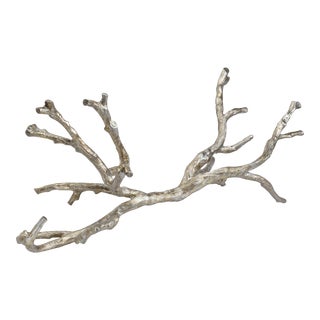 Regina Andrew Metal Branch in Ambered Silver For Sale