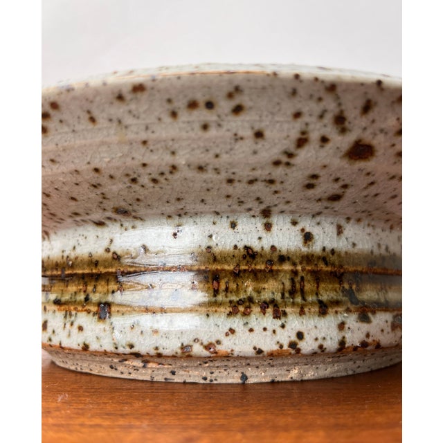 Ceramic Mid-Century Danish Studio Pottery Bowl attributed to Erik Askholm, 1960s For Sale - Image 7 of 17