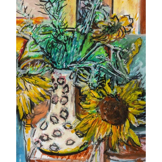 Contemporary Lorna Marsh Floral Still Life Watercolor, 2011 For Sale - Image 3 of 9
