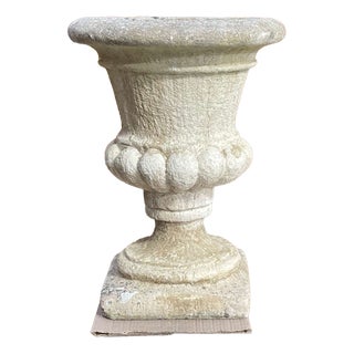 Medici Vase in Reconstituted Stone, 1970s For Sale