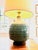 An exceptional and seldom-seen monumental stoneware table lamp by celebrated California ceramic artist David Cressey....