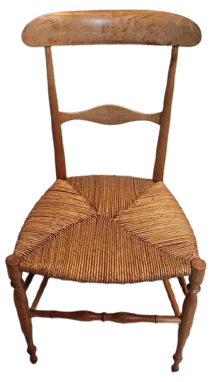 Antique Directoire Style Mahogany Dining Chairs, Set of 4