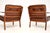 1960s Vintage Scandinavian Leather Armchairs from Frederik Kayser, 1960s, Set of 2 For Sale - Image 5 of 11