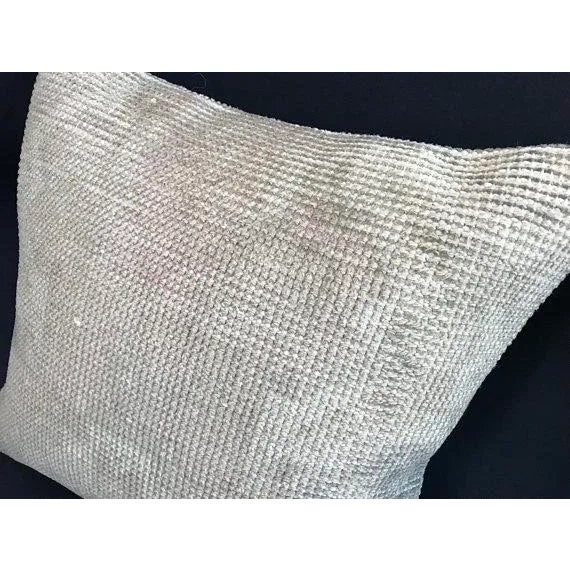 Turkish Oushak Vintage Handwoven Pillow For Sale - Image 3 of 11
