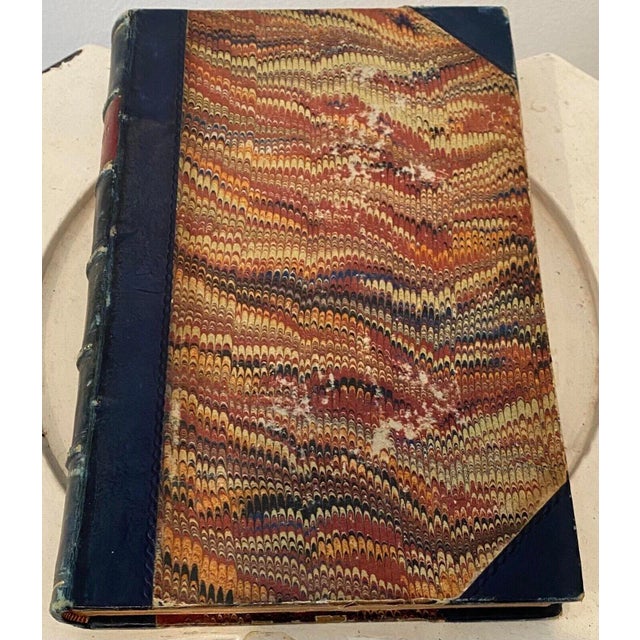 19th Century Comic History of Rome Leather-Bound With Color Etchings C.1850s For Sale - Image 12 of 13