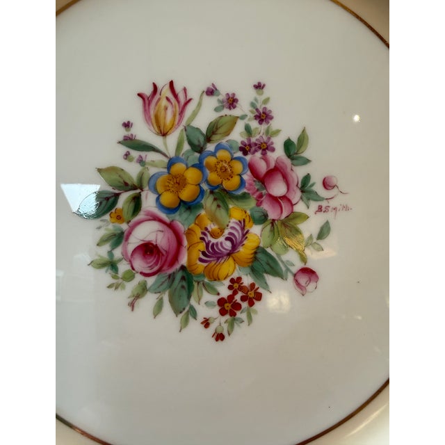 Late 20th Century Late 20th Century Mintons Stamped English Pottery Charger Plates, Set of Twelve For Sale - Image 5 of 12