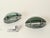 1970s Green Crystal and Chrome Wall Sconces by Veca, Italy, 1970s, Set of 2 For Sale - Image 5 of 16
