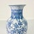 Cornflower Blue 1980s Vintage Chinoiserie Boho Chic Hollywood Regency Light Blue & White Vase For Sale - Image 8 of 11