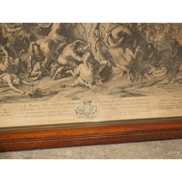 Pair of 18th Century French Lithographs, Battle Scenes With Alexander the Great For Sale - Image 11 of 18