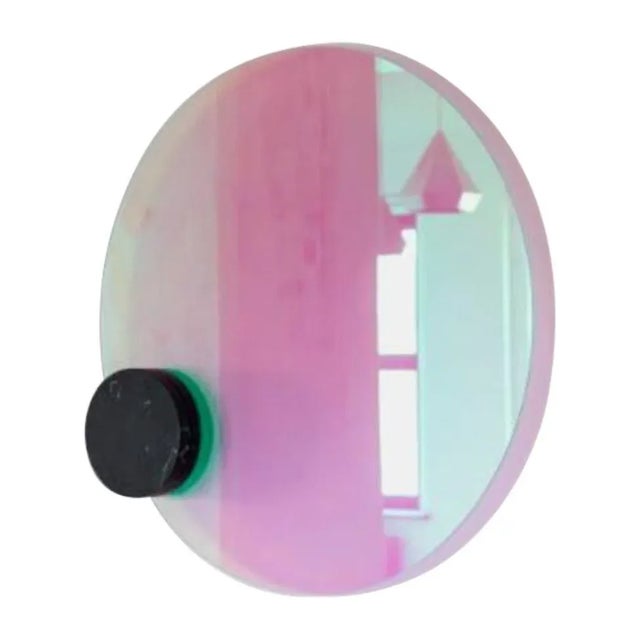 Metal Marble Moon Mirror by Sebastian Scherer For Sale - Image 7 of 7