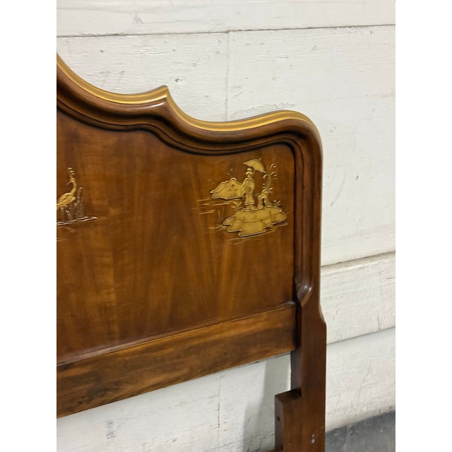 Queen Size Phyllis Andrade for White Furniture Company Chinoiserie Headboard, Vintage For Sale In San Francisco - Image 6 of 12