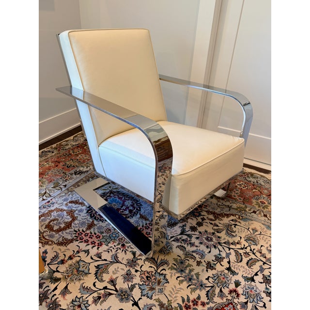 Ralph Lauren Leather Penthouse Chair For Sale - Image 14 of 14